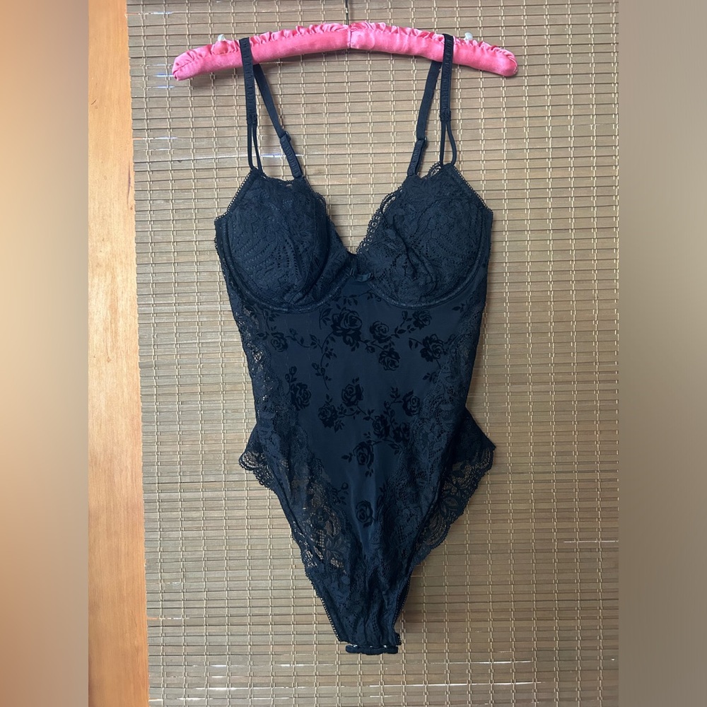 La Perla Black Lace Bodysuit